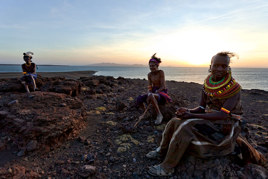  Sunset at Turkana lake   Kenya